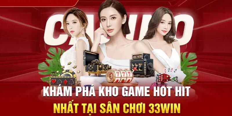 Live Casino tại 33win  cung cấp game bài đỉnh cao